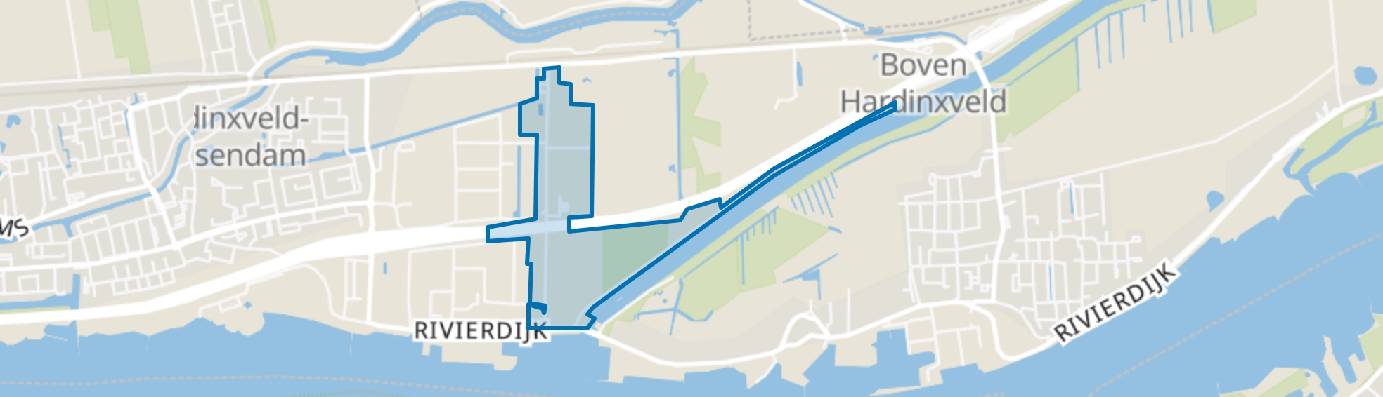 De Sluisweg, Hardinxveld-Giessendam map