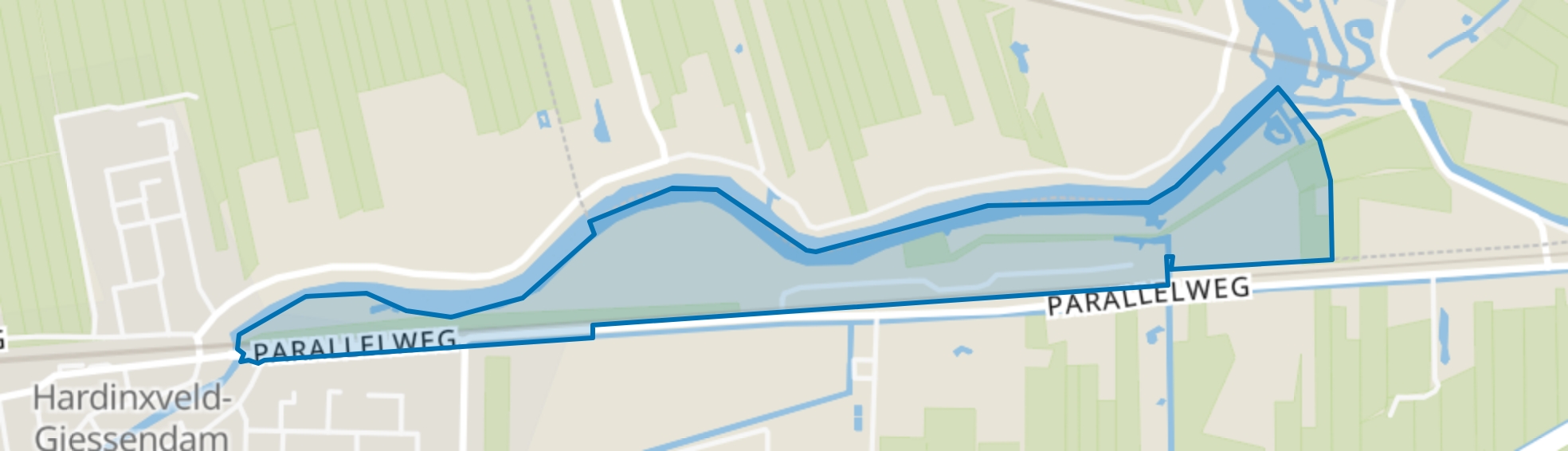 Giessenzoom, Hardinxveld-Giessendam map