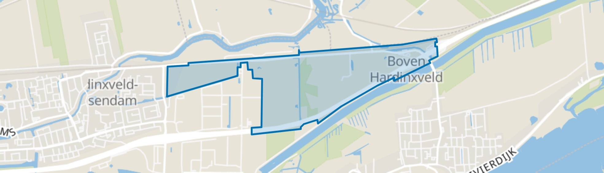 Parallelweg, Hardinxveld-Giessendam map