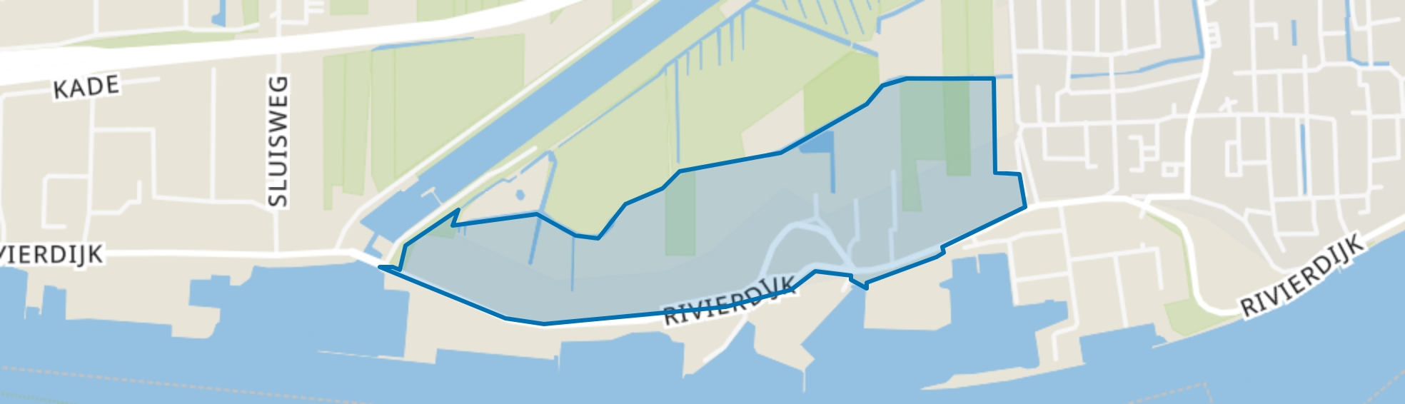 Rivierdijk west, Hardinxveld-Giessendam map