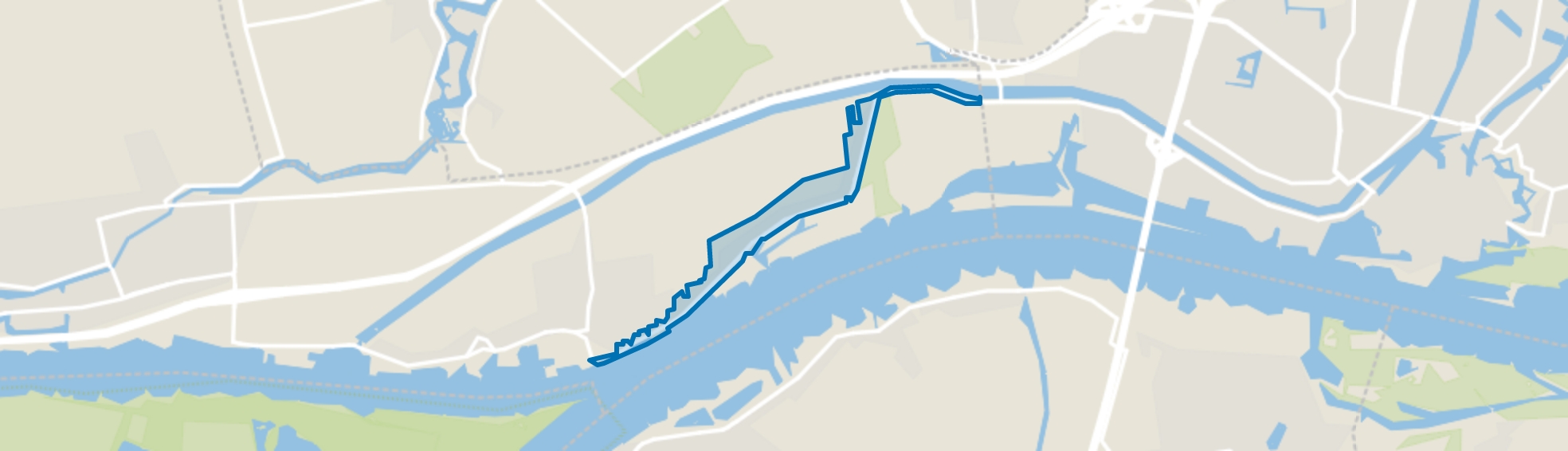 Rvierdijk oost, Hardinxveld-Giessendam map