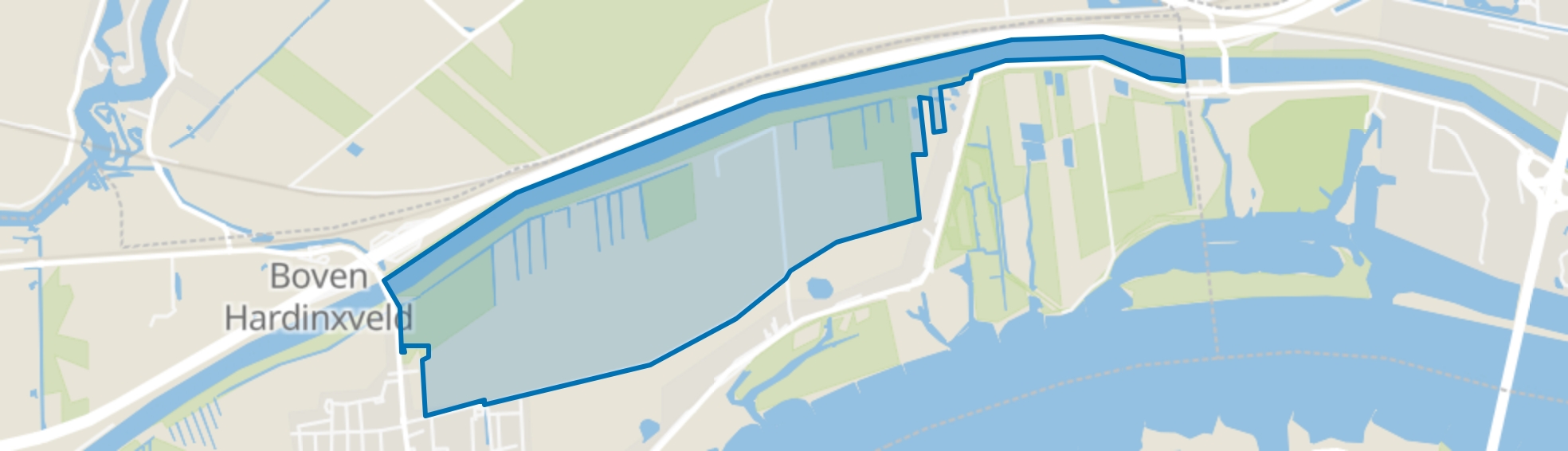 Tienmorgen Buitengebied, Hardinxveld-Giessendam map