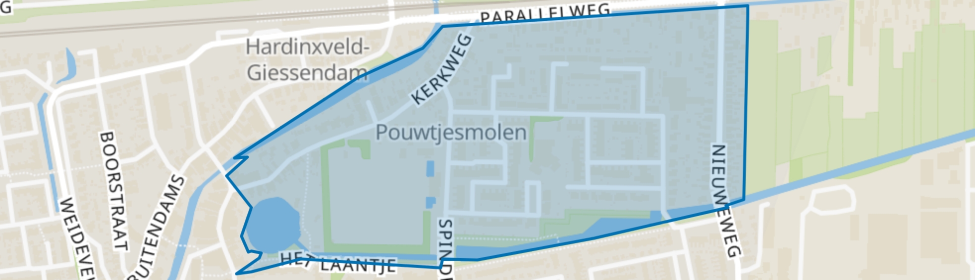 Wielwijk-noord, Hardinxveld-Giessendam map