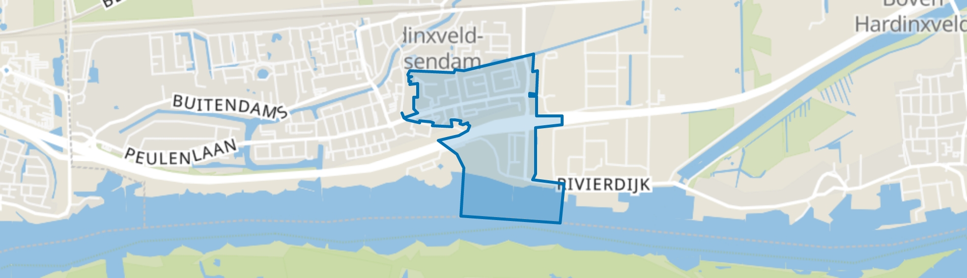 Wielwijk-zuid, Hardinxveld-Giessendam map