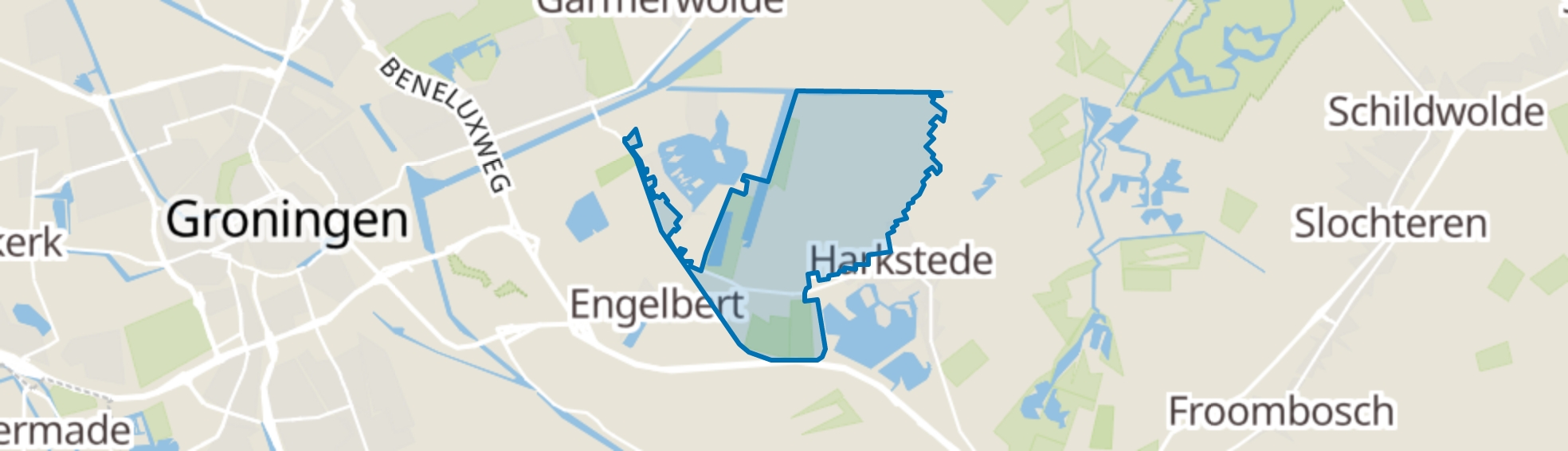 Harkstede (Gem. Groningen) map