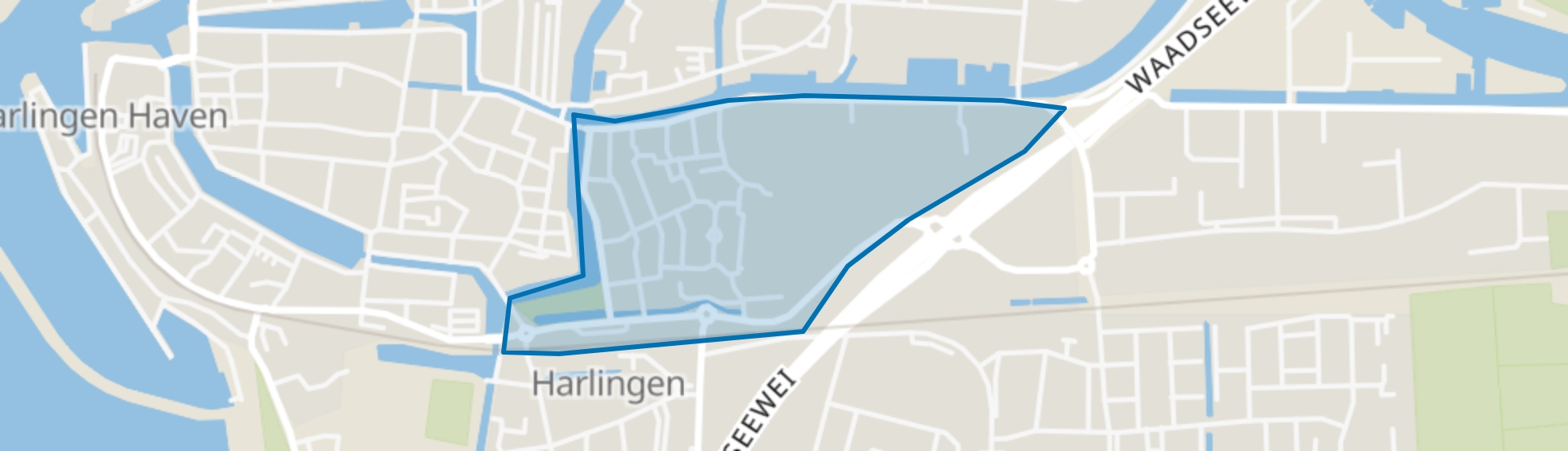 Trebolbuurt, Harlingen map