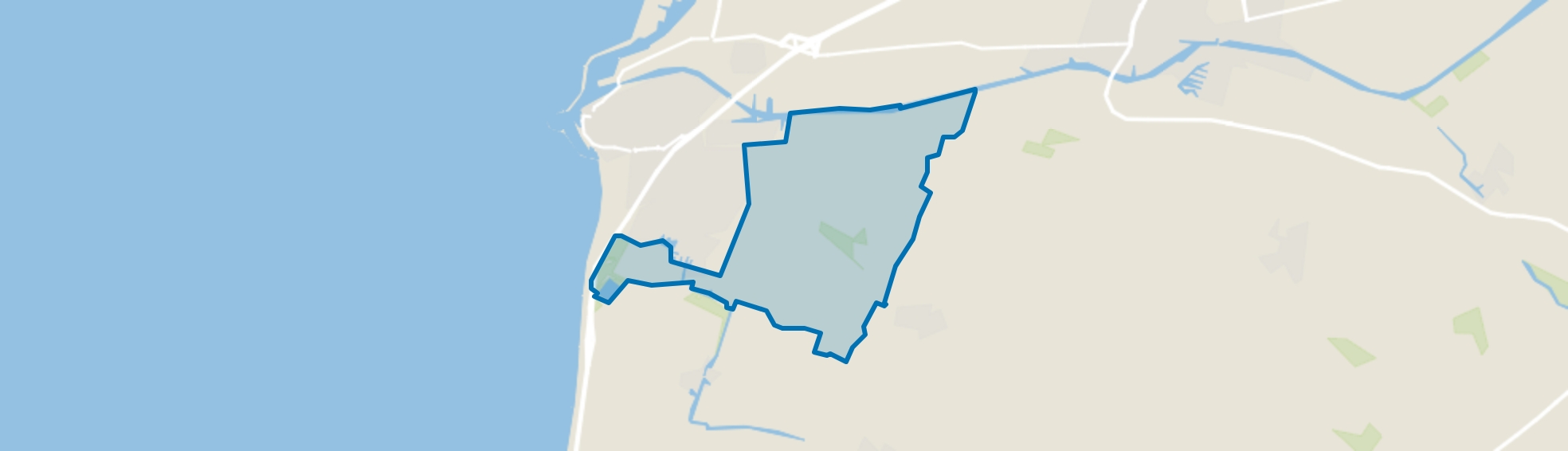 Verspreide huizen Harlingen, Harlingen map