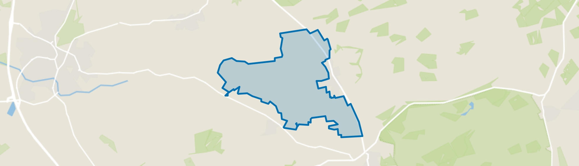 Westeneng, Harskamp map