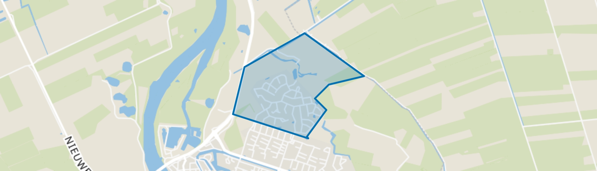 Ter Wee's Hoek, Hasselt map