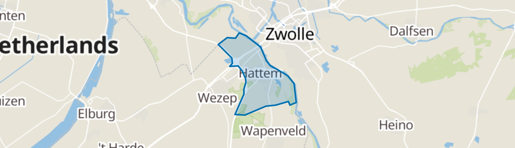 Hattem map
