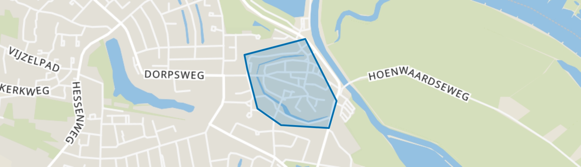 Binnenstad, Hattem map