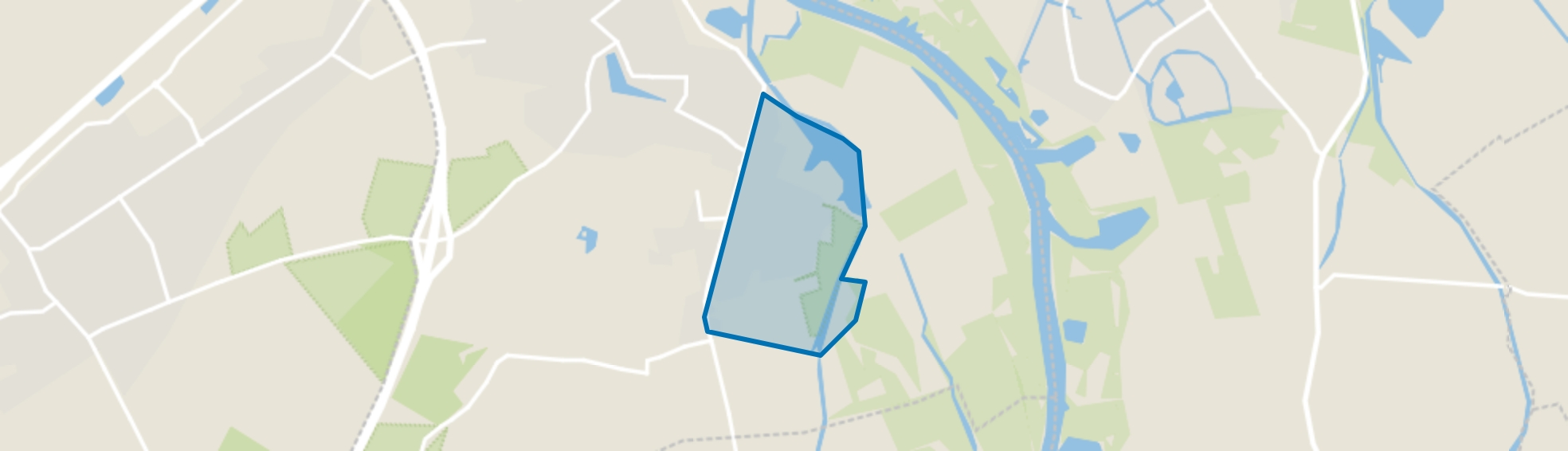 Ten oosten van Apeldoornseweg, Hattem map