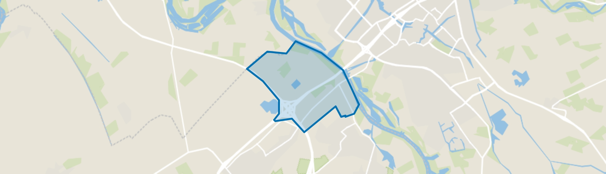 Verspreide huizen Gelderse Dijk en omgeving, Hattem map
