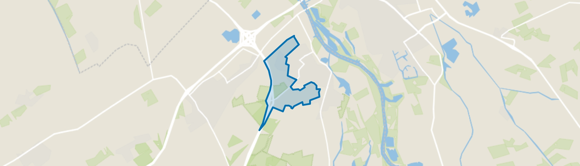 Verspreide huizen Koeweg en Molecaten, Hattem map