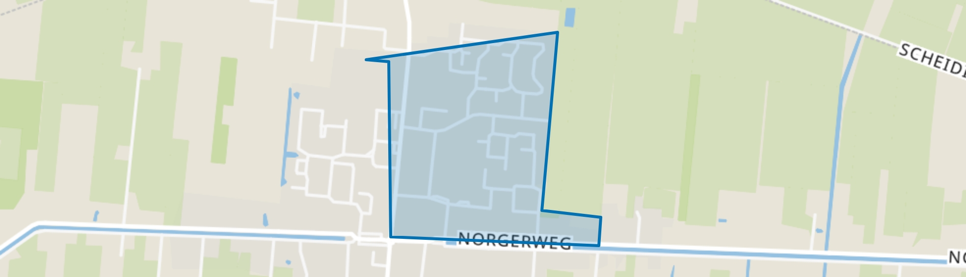 Haulerwijk-Noord-Oost, Haulerwijk map