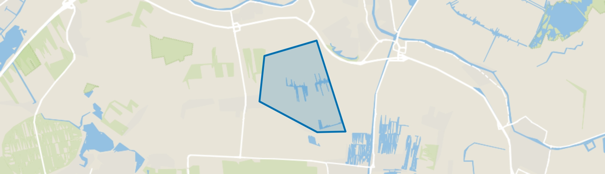 Rietveldse polder, Hazerswoude-Dorp map