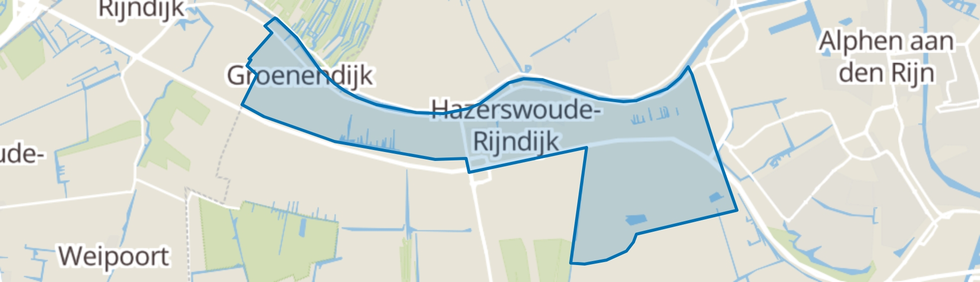 Hazerswoude-Rijndijk map