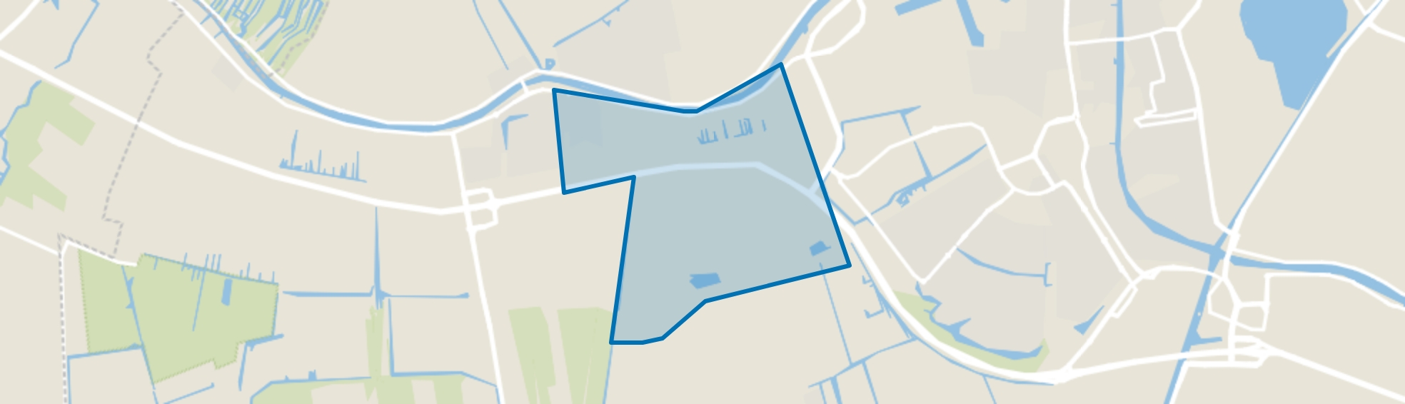 Buitengebied Hazerswoude-Rijndijk, Hazerswoude-Rijndijk map