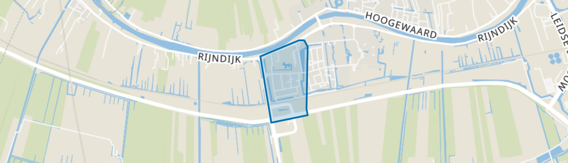 Rhynenburch, Hazerswoude-Rijndijk map