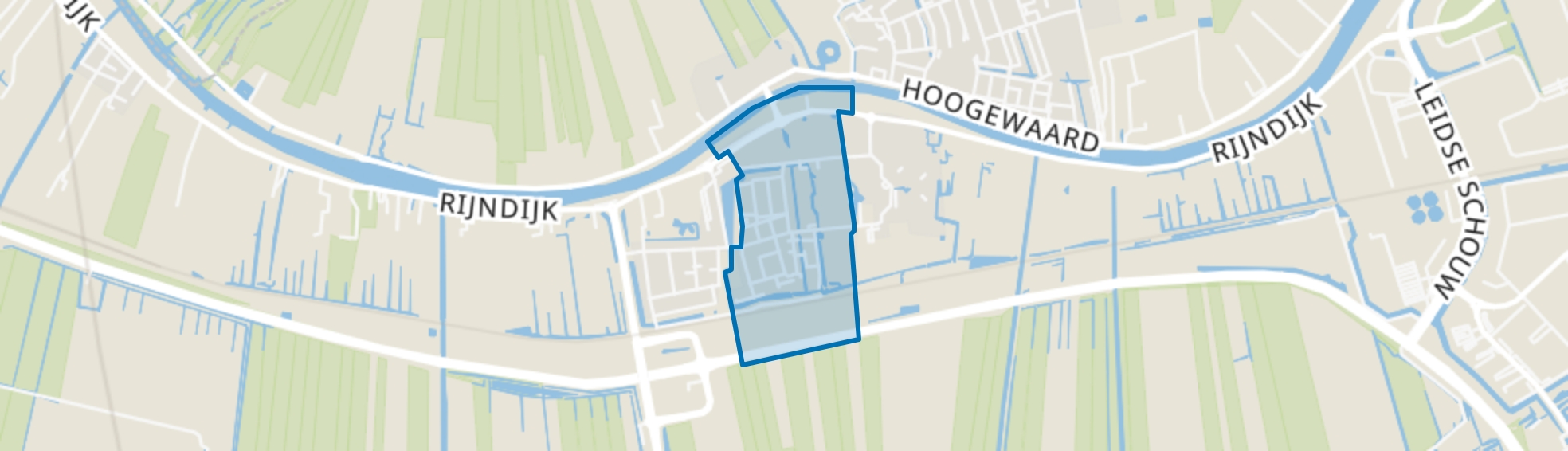 Zonneveld, Hazerswoude-Rijndijk map