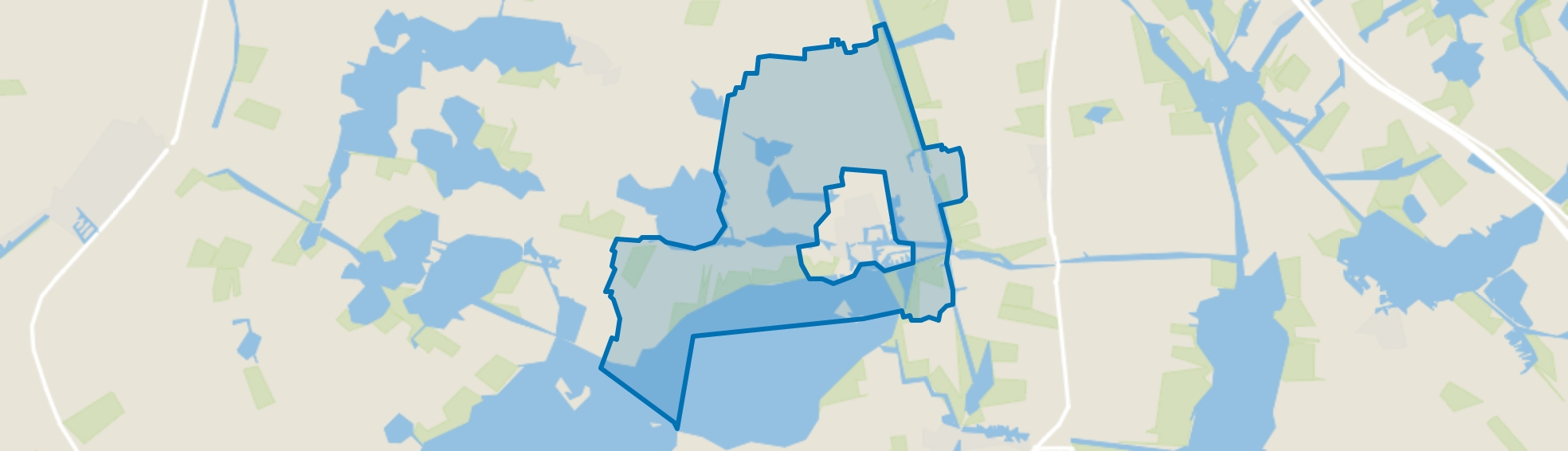 Verspreide huizen Heeg, Heeg map