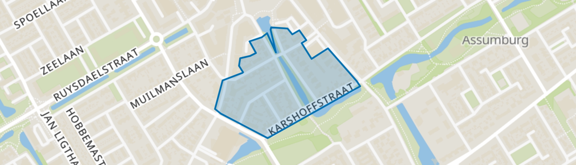 Zaalbergkwartier, Heemskerk map