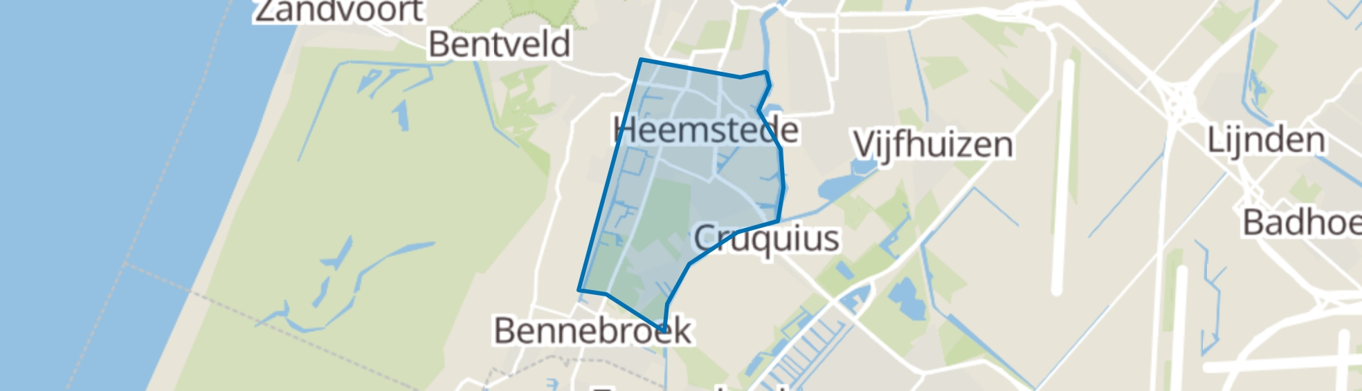 Heemstede map