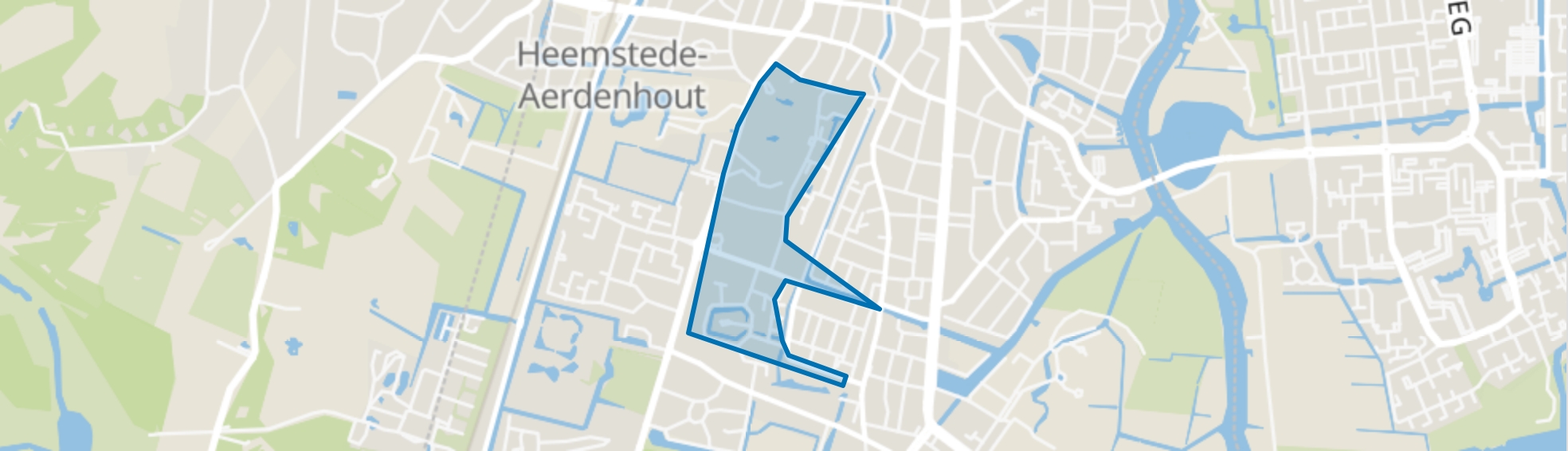 Kennemerduin en omgeving, Heemstede map