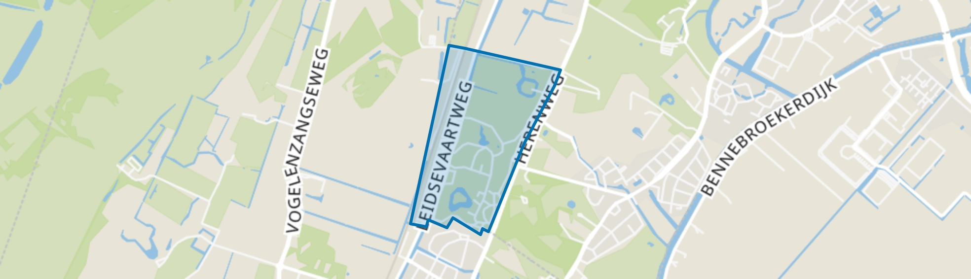 Manpad en Hartekamp, Heemstede map