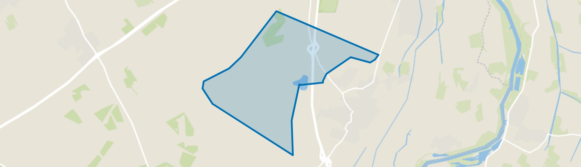 Verspreide huizen bosgebied, Heerde map