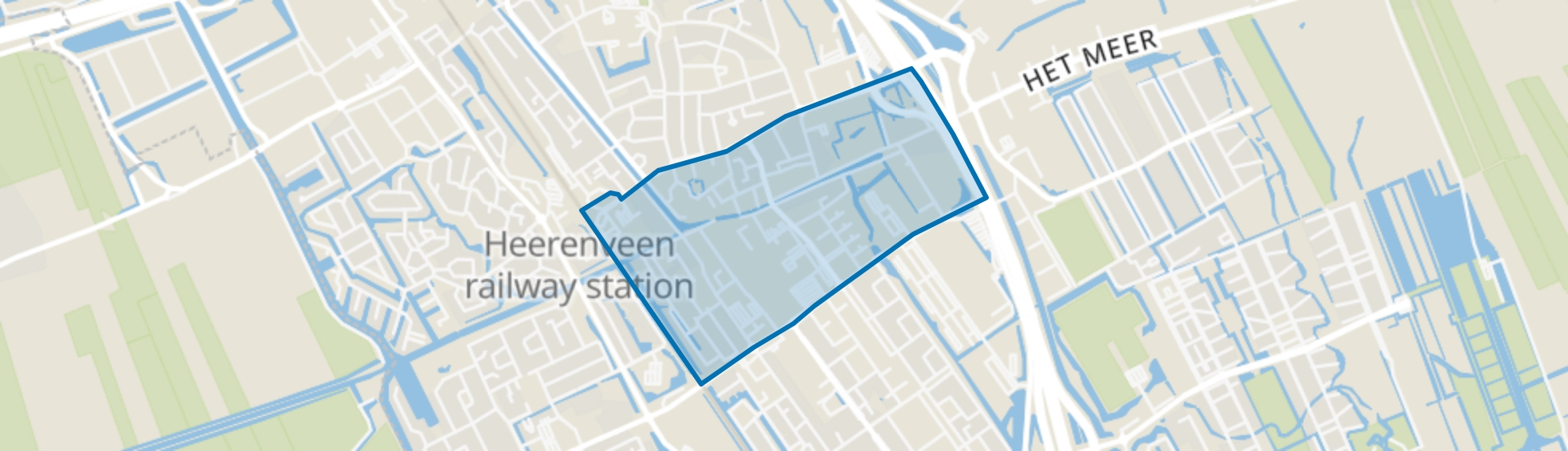 Centrum, Heerenveen map