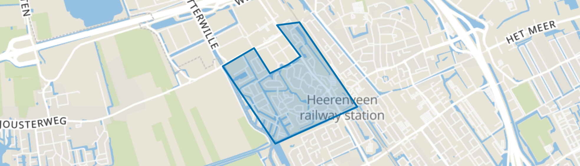 Nijehaske, Heerenveen map
