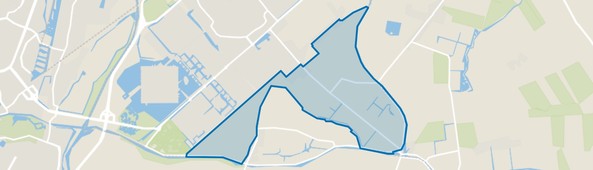 Buitengebied 't Kruis, Heerhugowaard map