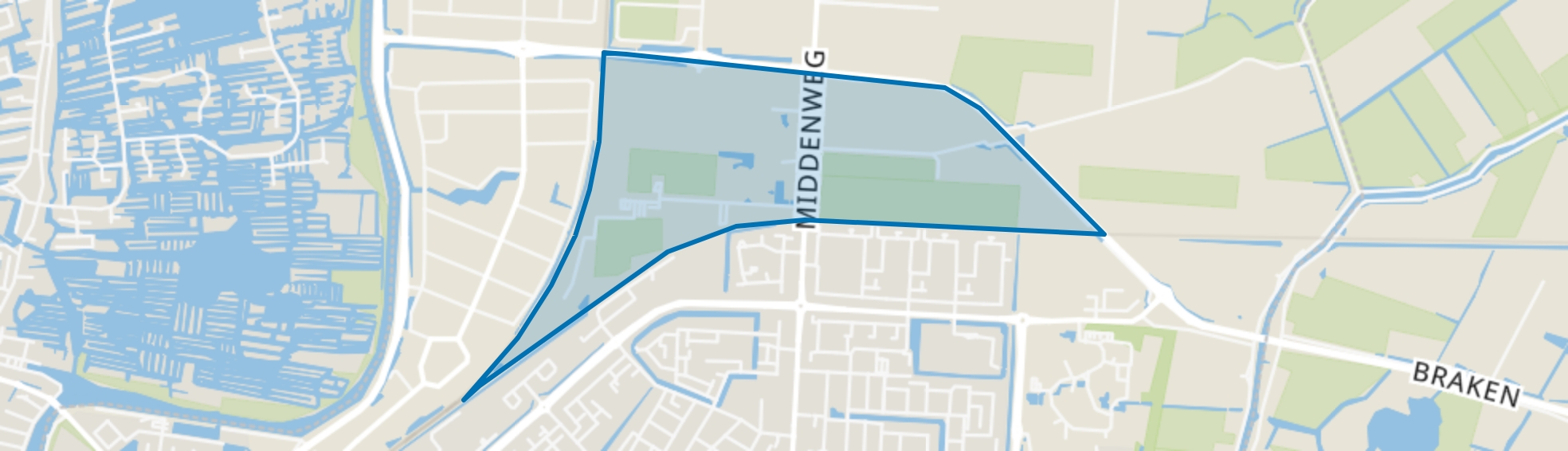 De Vaandel Zuid, Heerhugowaard map