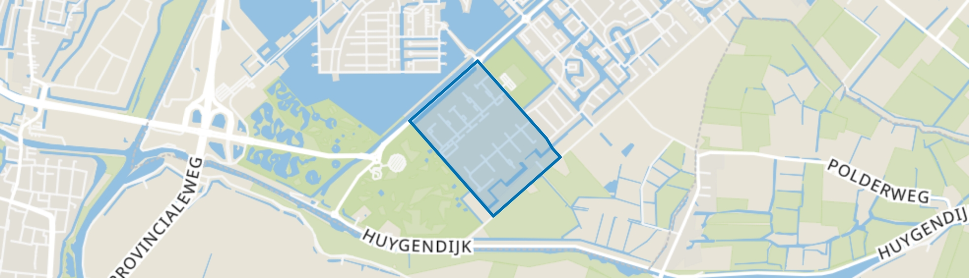 Huygenhoek Zuid, Heerhugowaard map