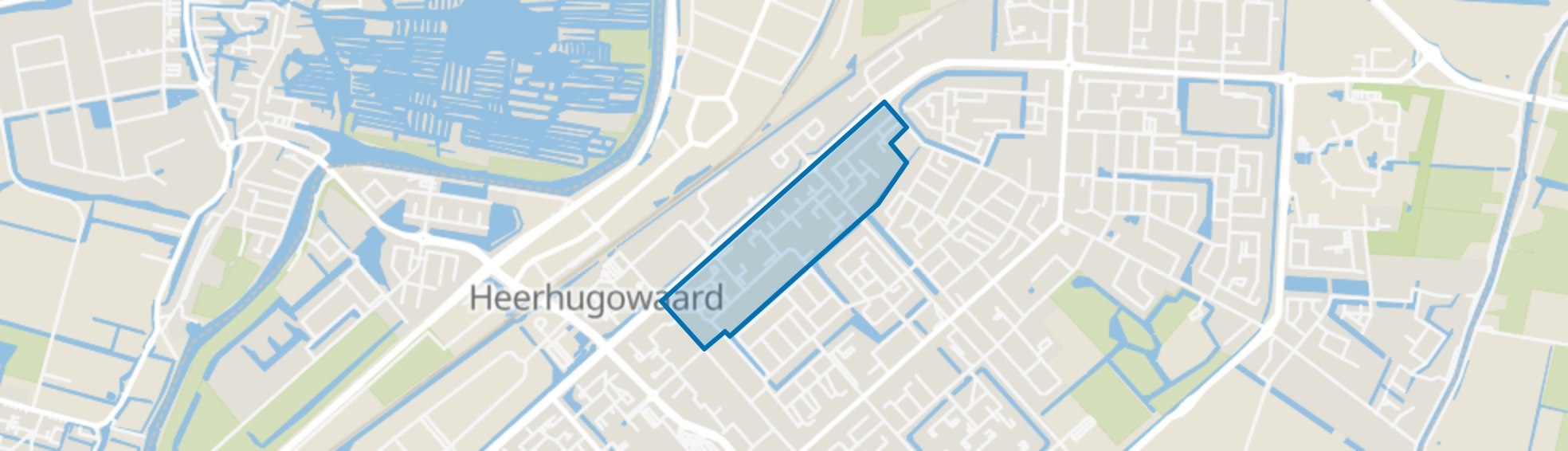 Planetenwijk, Heerhugowaard map