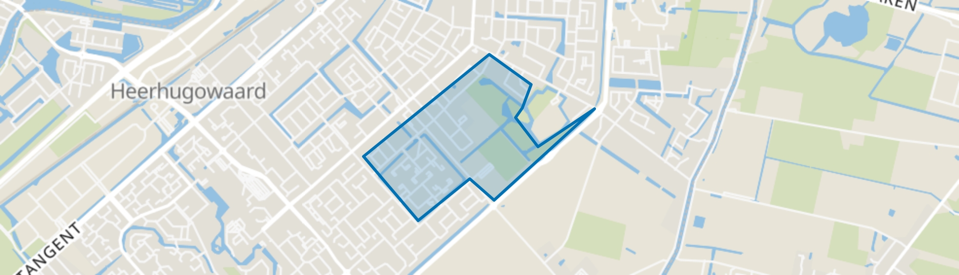 Recreatiebuurt, Heerhugowaard map