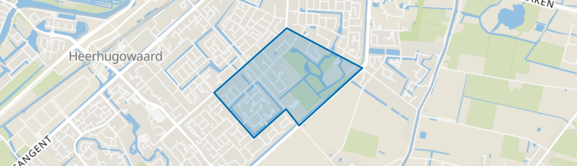 Recreatiebuurt, Heerhugowaard map