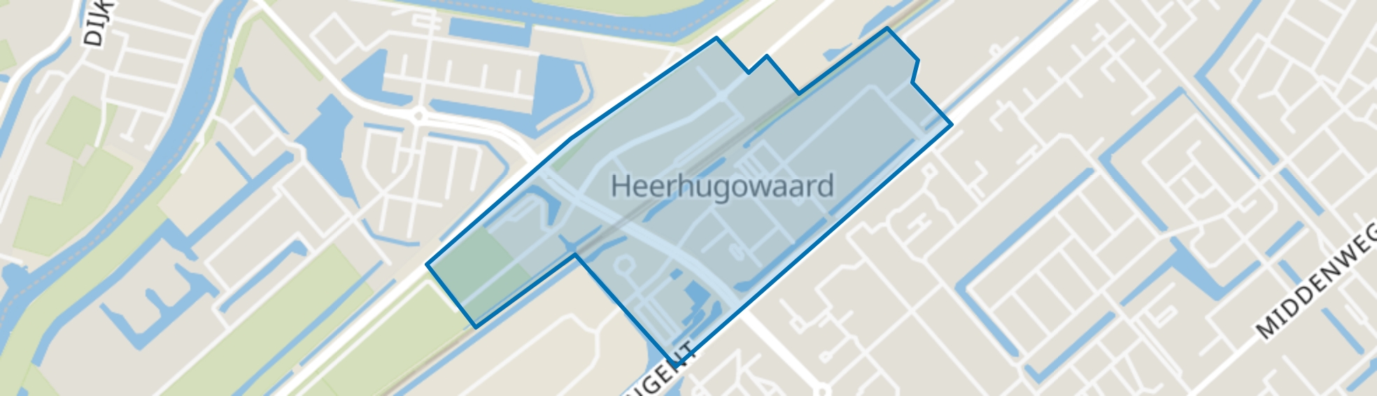 Stationsgebied, Heerhugowaard map