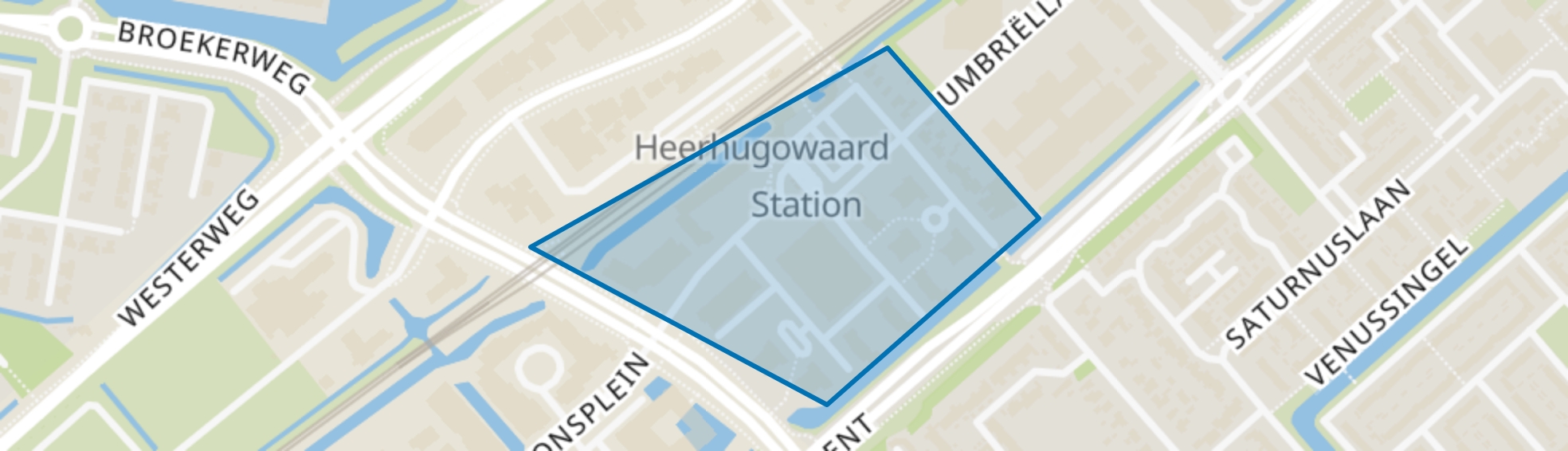 Stationsplein, Heerhugowaard map