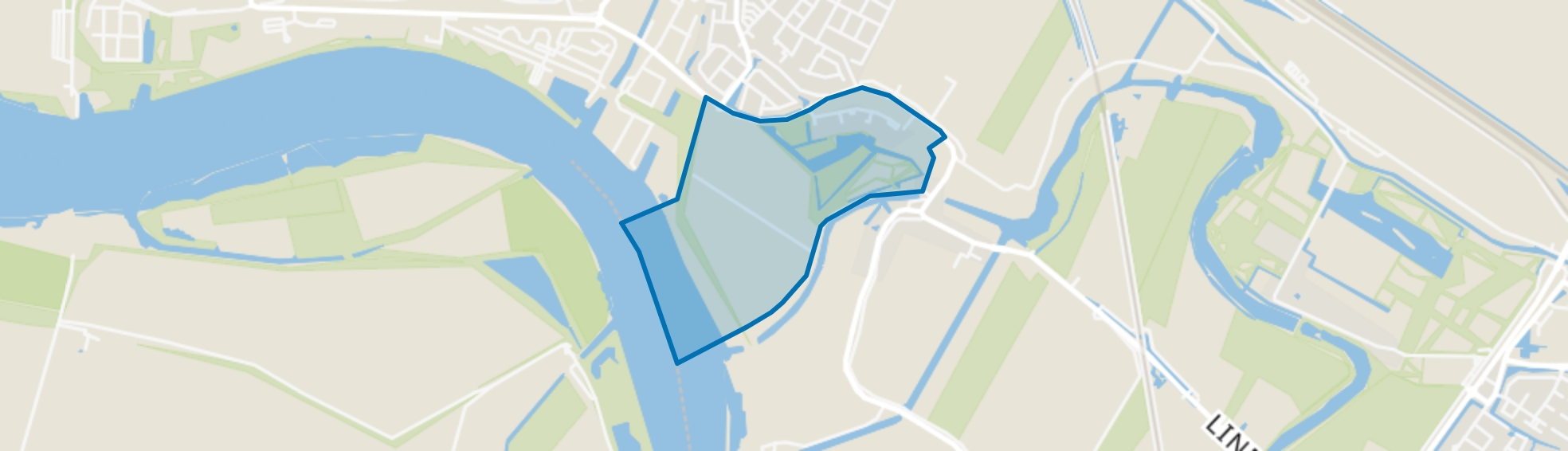 Het Buitenland en omgeving, Heerjansdam map