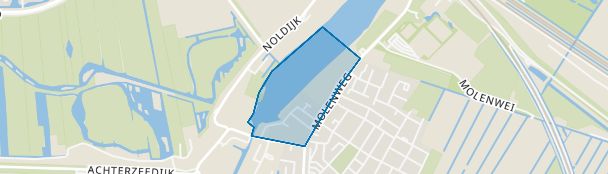 Molenweg-West, Heerjansdam map