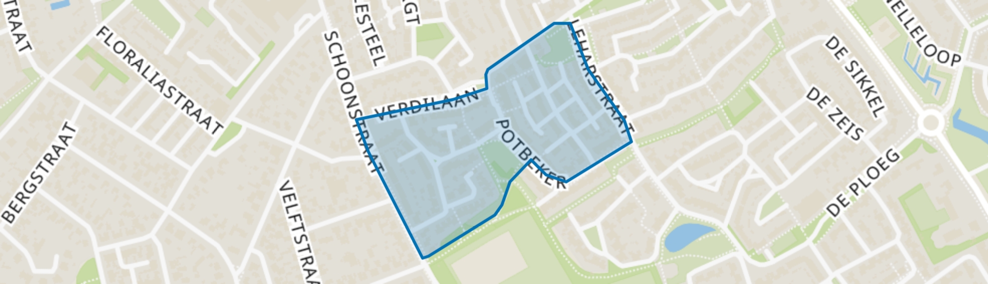 Bekerbuurt, Heesch map