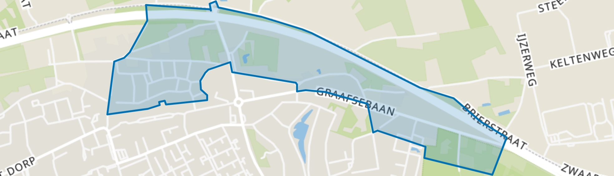 Buitenpas - Noordrand, Heesch map