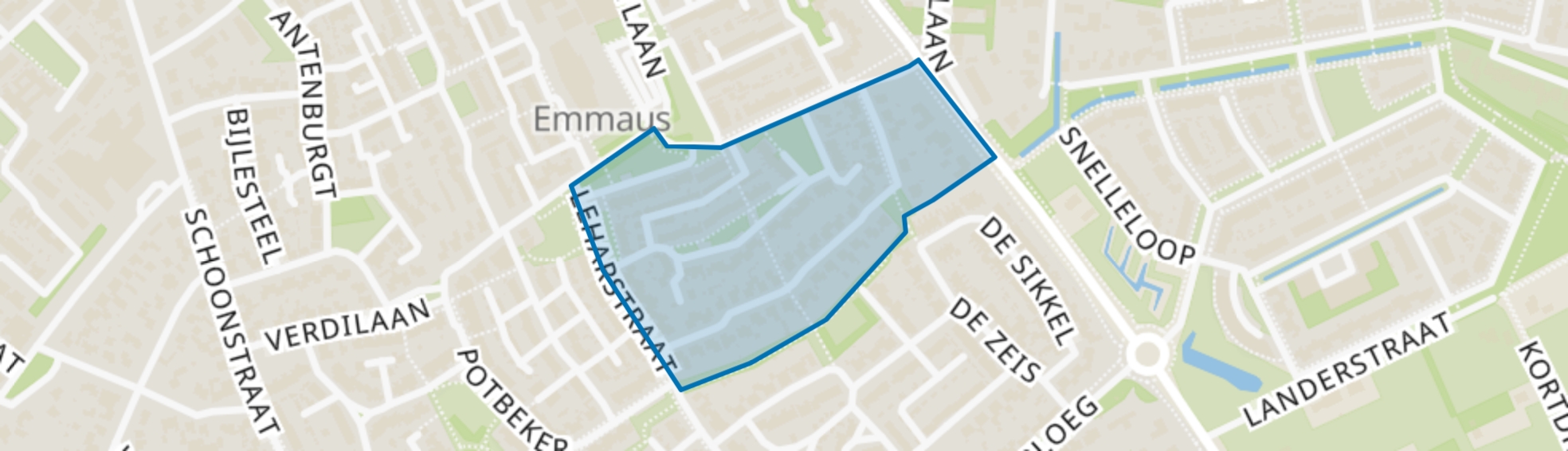 Wagnerplein, Heesch map