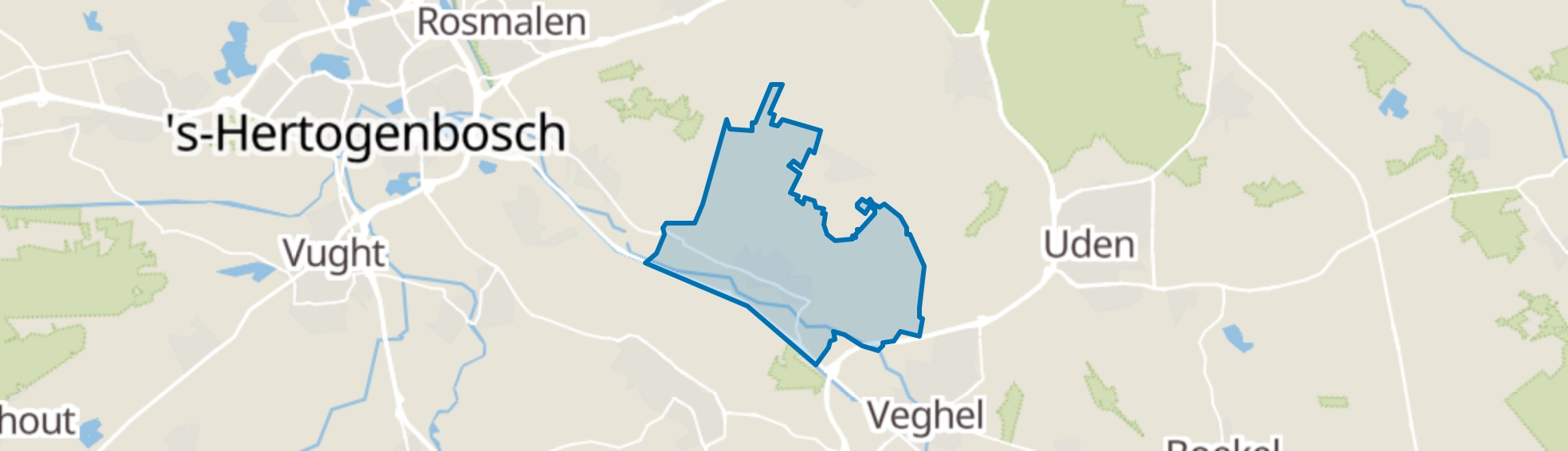 Heeswijk-Dinther map