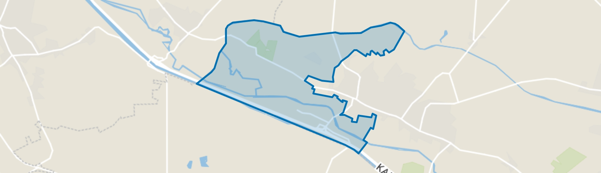 Fokkershoek, Heeswijk-Dinther map