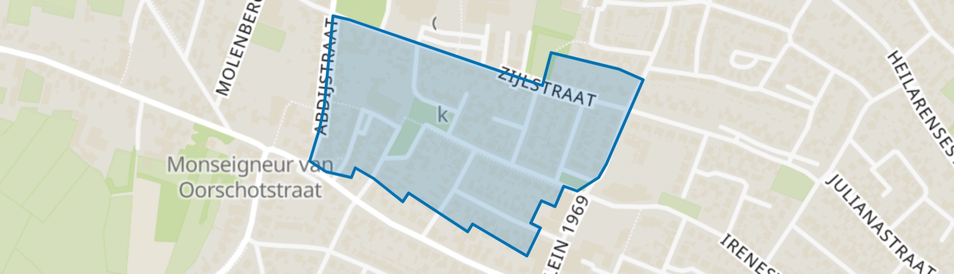 Graaf Wernerstraat, Heeswijk-Dinther map