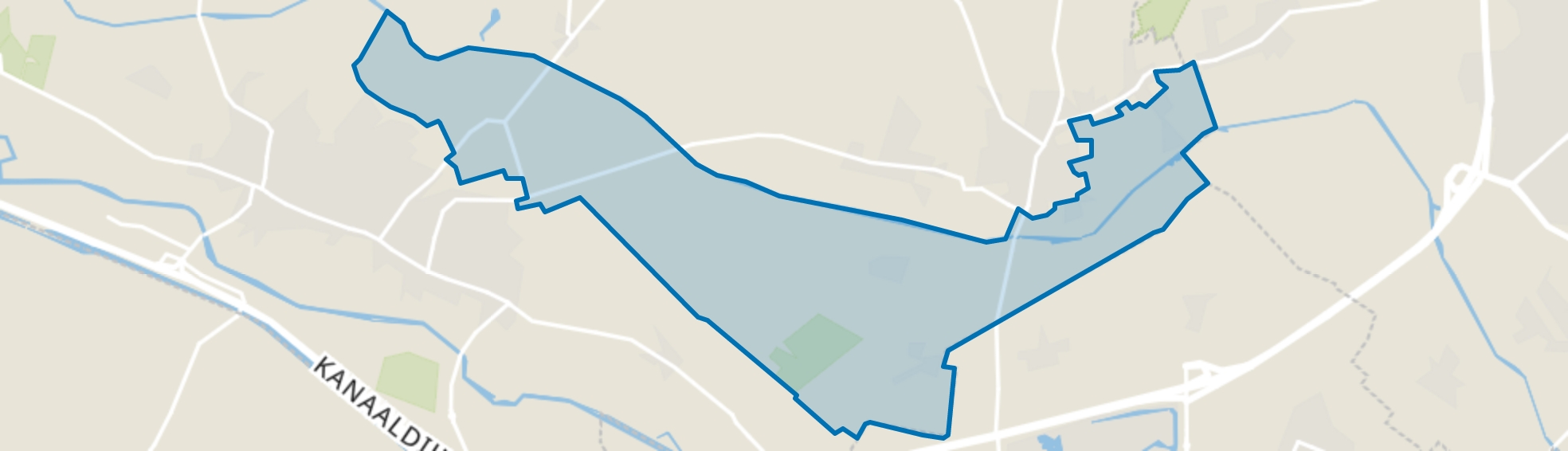 Hazelberg, Heeswijk-Dinther map