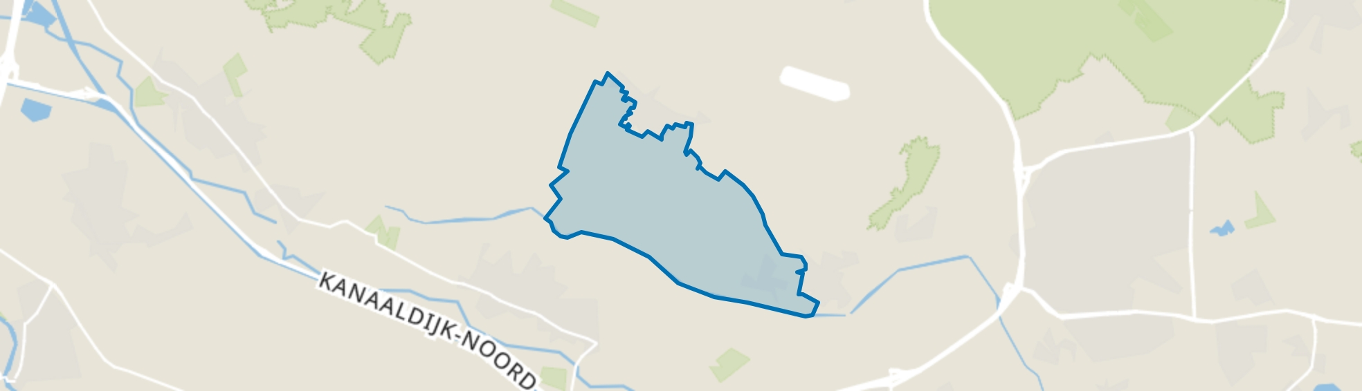 Heische Wal - DintherseHoek, Heeswijk-Dinther map